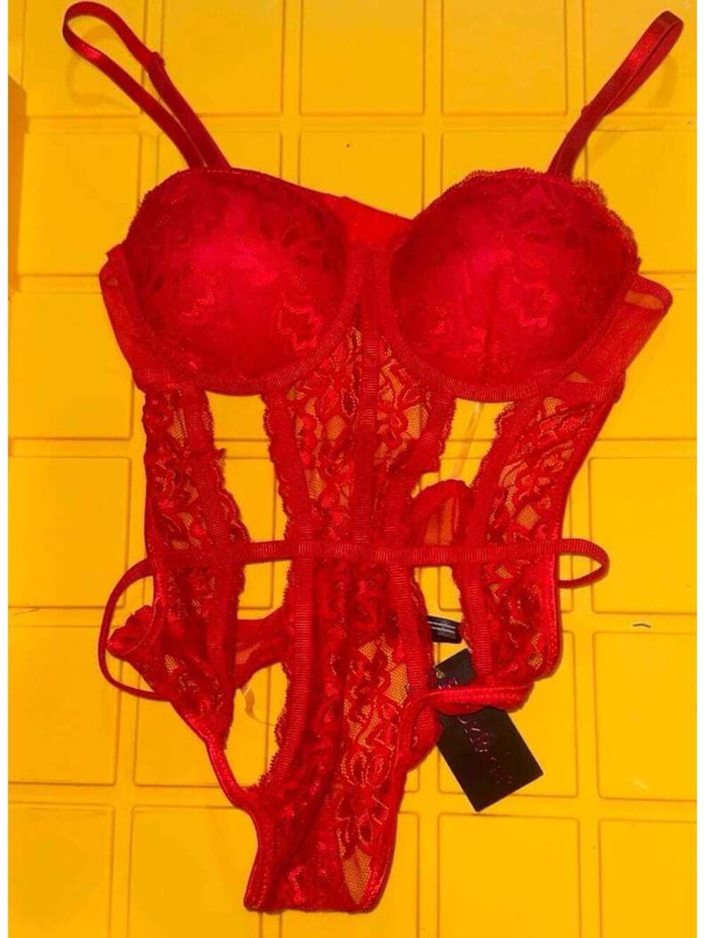 NEW body rage red lingerie size small petite